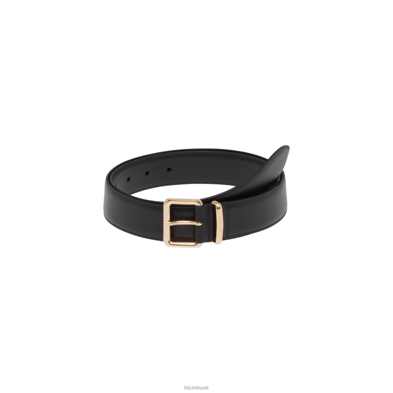Accessories Leather Belt Miu Miu XH28Z1179 Black