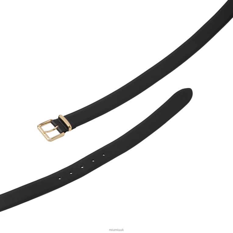 Accessories Leather Belt Miu Miu XH28Z1179 Black