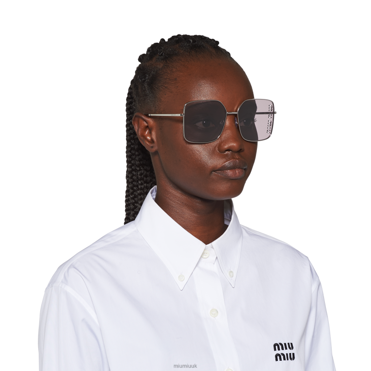 Accessories Eyewear Collection Sunglasses Miu Miu XH28Z1259 Mughetto Lenses