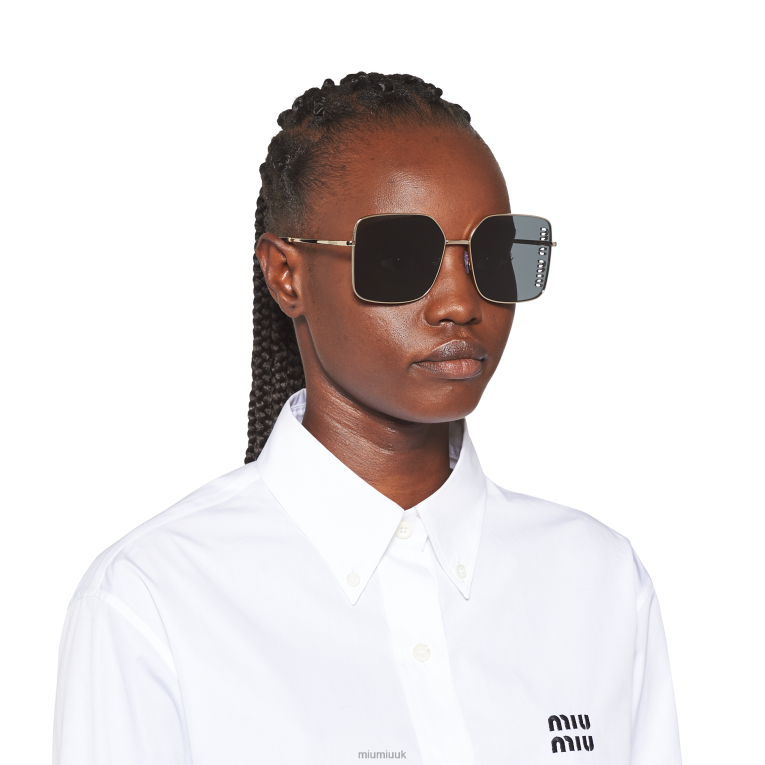 Accessories Eyewear Collection Sunglasses Miu Miu XH28Z1261 Slate Gray Lenses