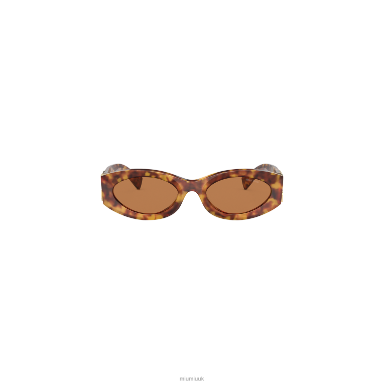 Accessories Glimpse Sunglasses Miu Miu XH28Z1248 Camel Beige Lenses