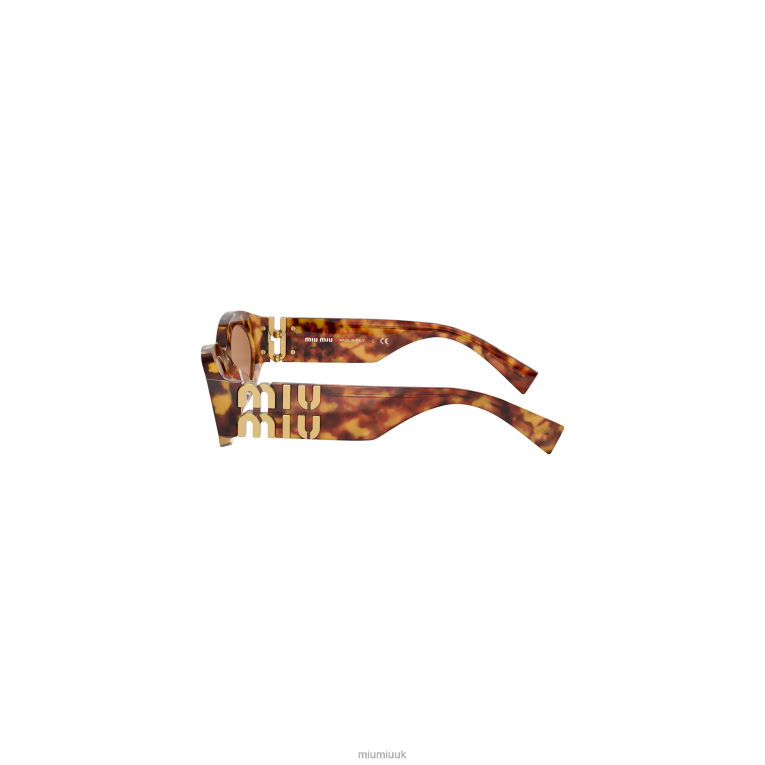 Accessories Glimpse Sunglasses Miu Miu XH28Z1248 Camel Beige Lenses