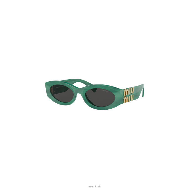 Accessories Glimpse Sunglasses Miu Miu XH28Z1250 Slate Gray Lenses
