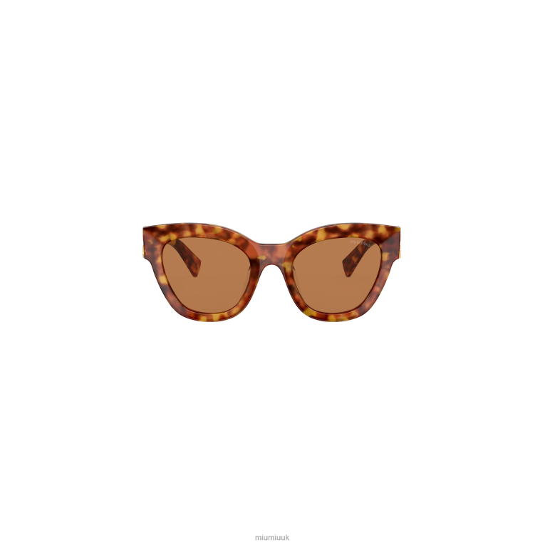 Accessories Glimpse Sunglasses Miu Miu XH28Z1252 Camel Beige Lenses
