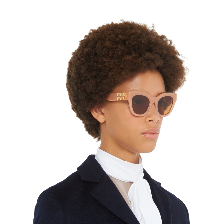Accessories Glimpse Sunglasses Miu Miu XH28Z1253 Camel Beige Lenses