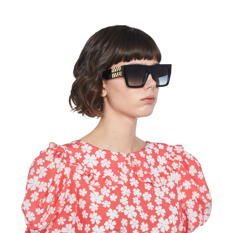 Accessories Glimpse Sunglasses Miu Miu XH28Z1254 Gradient Smoky Gray Lenses