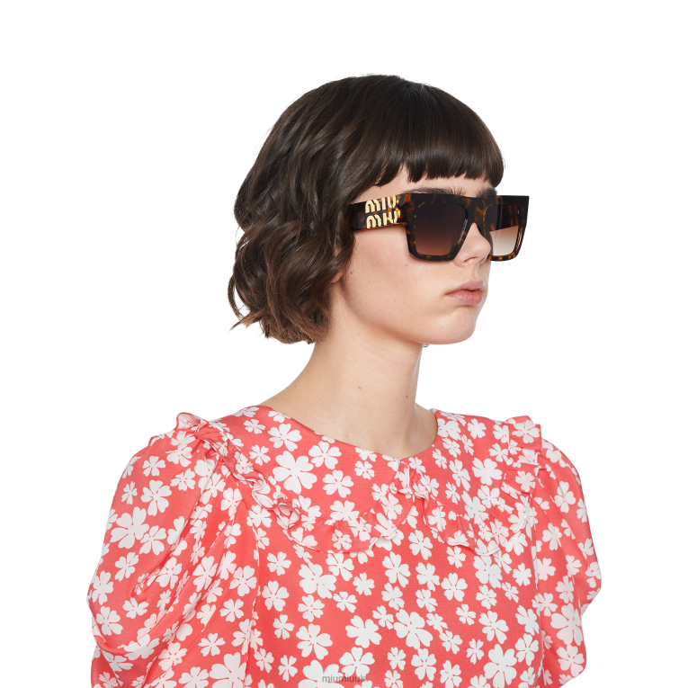 Accessories Glimpse Sunglasses Miu Miu XH28Z1255 Gradient Sienna Lenses