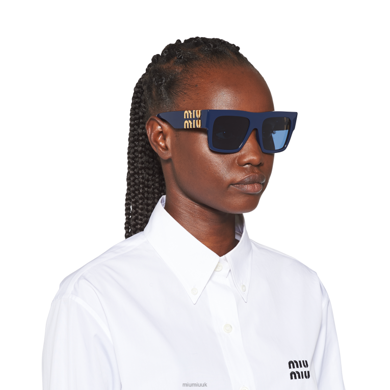 Accessories Glimpse Sunglasses Miu Miu XH28Z1256 Blue Lenses