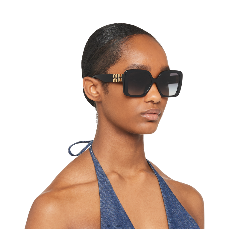 Accessories Glimpse Sunglasses Miu Miu XH28Z1283 Gradient Smoky Gray Lenses