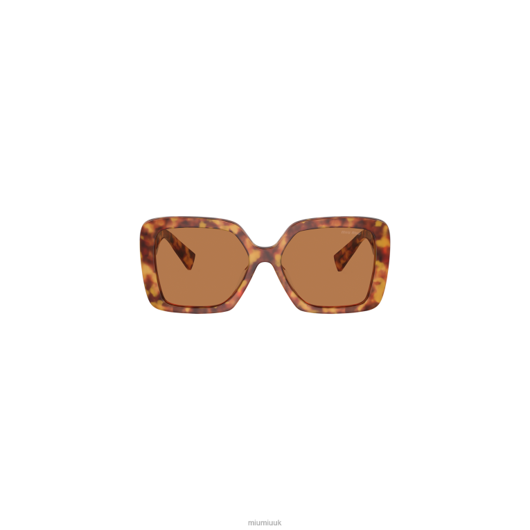 Accessories Glimpse Sunglasses Miu Miu XH28Z1284 Camel Beige Lenses