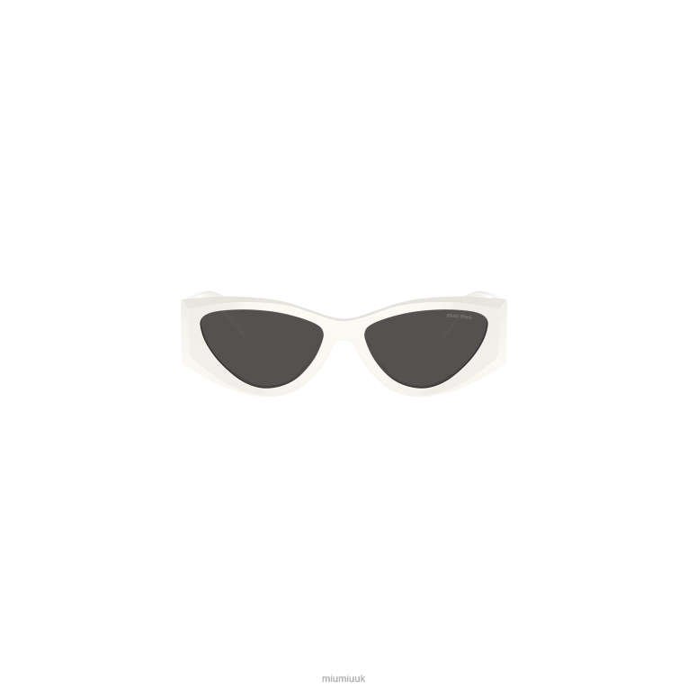 Accessories Logo Sunglasses Miu Miu XH28Z1238 Slate Gray Lenses