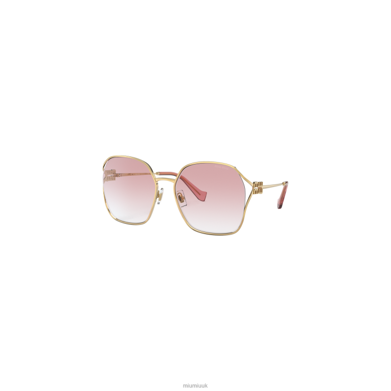Accessories Logo Sunglasses Miu Miu XH28Z1263 Pink Beg Shaded Lenses