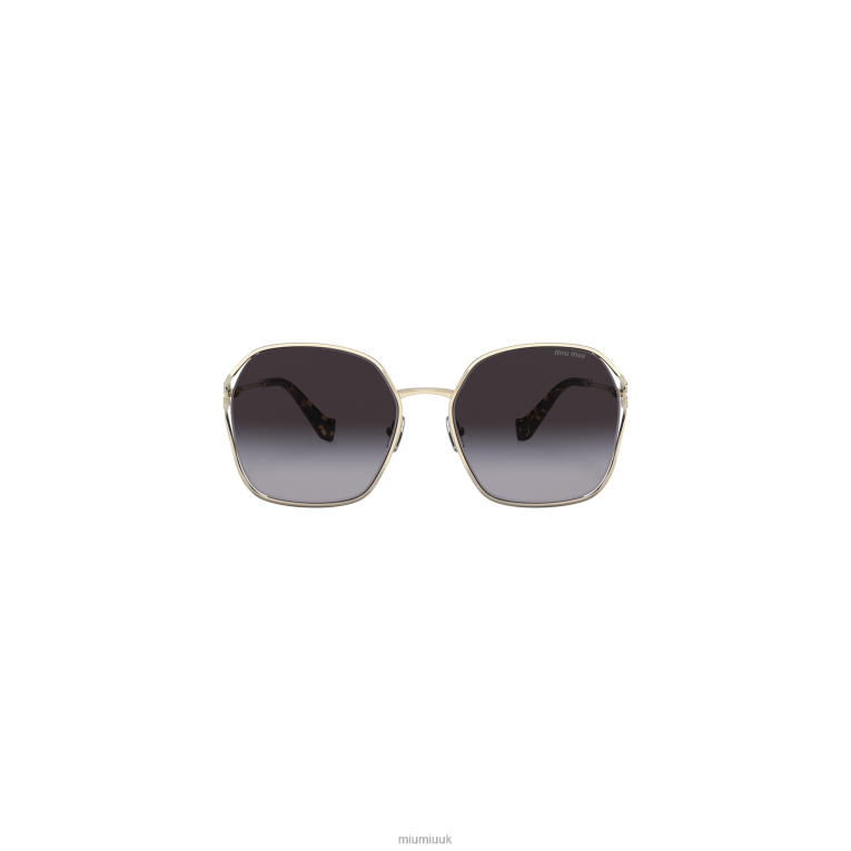 Accessories Logo Sunglasses Miu Miu XH28Z1264 Gradient Smoky Gray Lenses