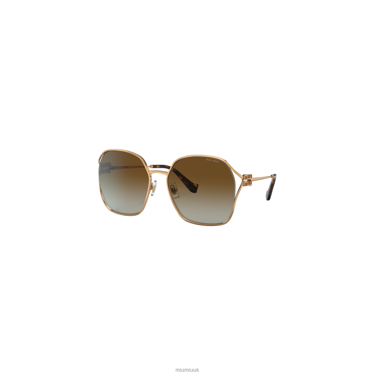 Accessories Logo Sunglasses Miu Miu XH28Z1265 Gradient Sienna Lenses