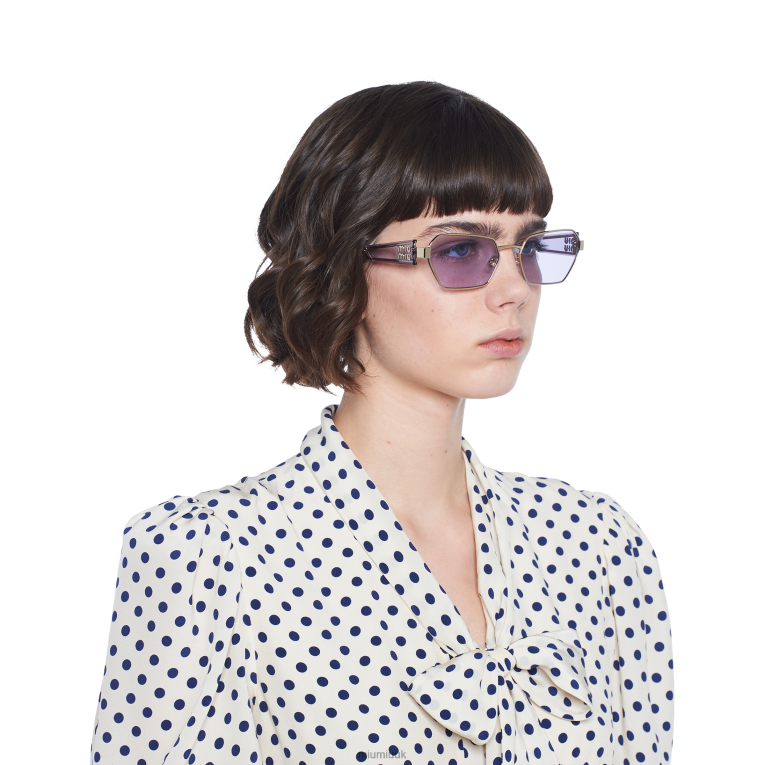 Accessories Logo Sunglasses Miu Miu XH28Z1266 Lilac Lenses