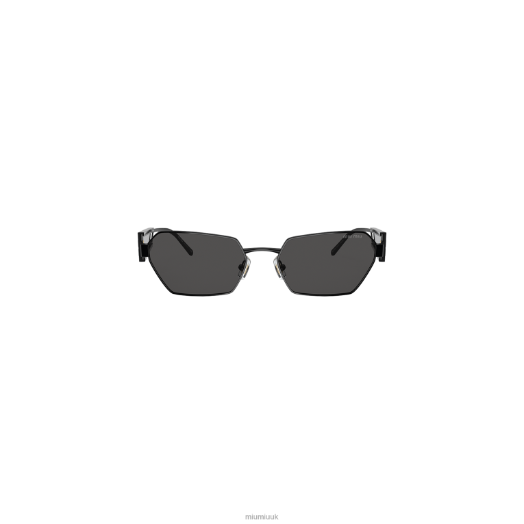 Accessories Logo Sunglasses Miu Miu XH28Z1267 Slate Gray Lenses