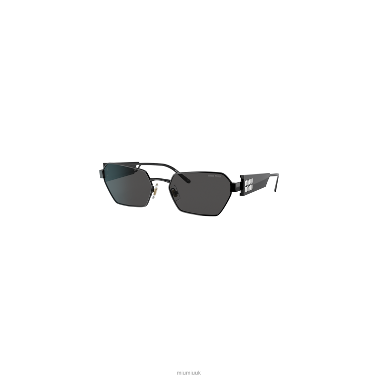 Accessories Logo Sunglasses Miu Miu XH28Z1267 Slate Gray Lenses