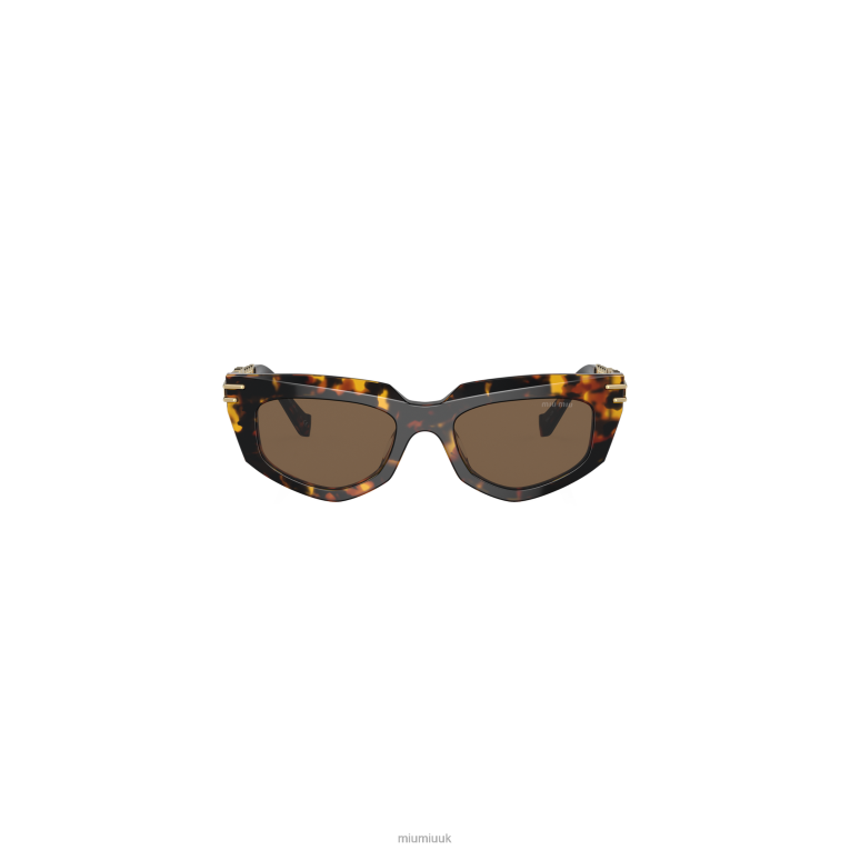Accessories Logo Sunglasses Miu Miu XH28Z1268 Coffee Lenses