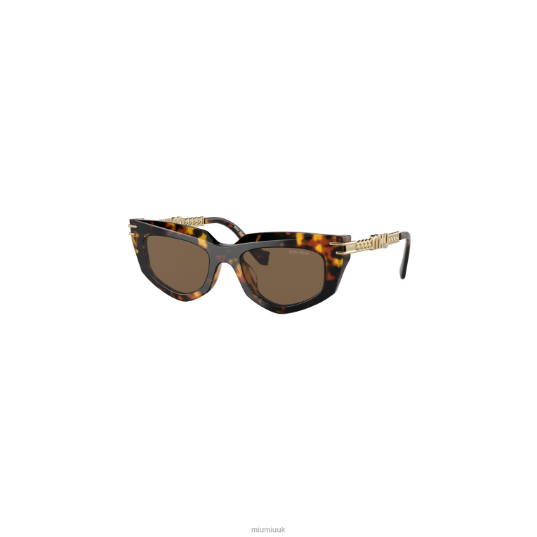 Accessories Logo Sunglasses Miu Miu XH28Z1268 Coffee Lenses