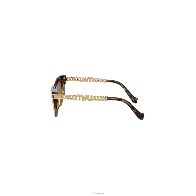 Accessories Logo Sunglasses Miu Miu XH28Z1268 Coffee Lenses