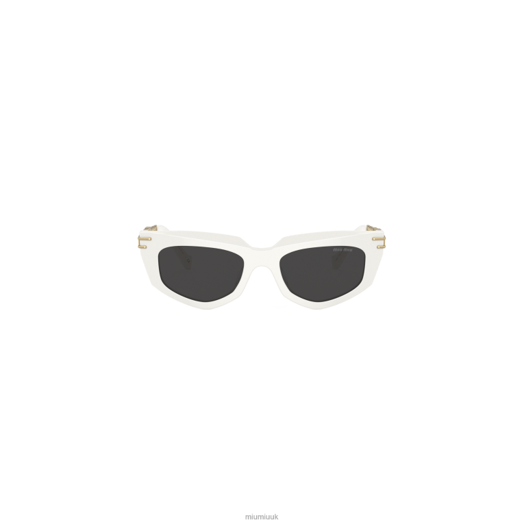 Accessories Logo Sunglasses Miu Miu XH28Z1269 Slate Gray Lenses