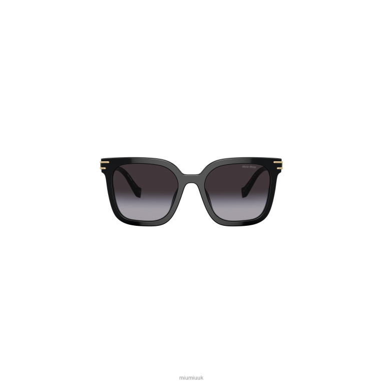 Accessories Logo Sunglasses Miu Miu XH28Z1270 Gradient Smoky Gray Lenses
