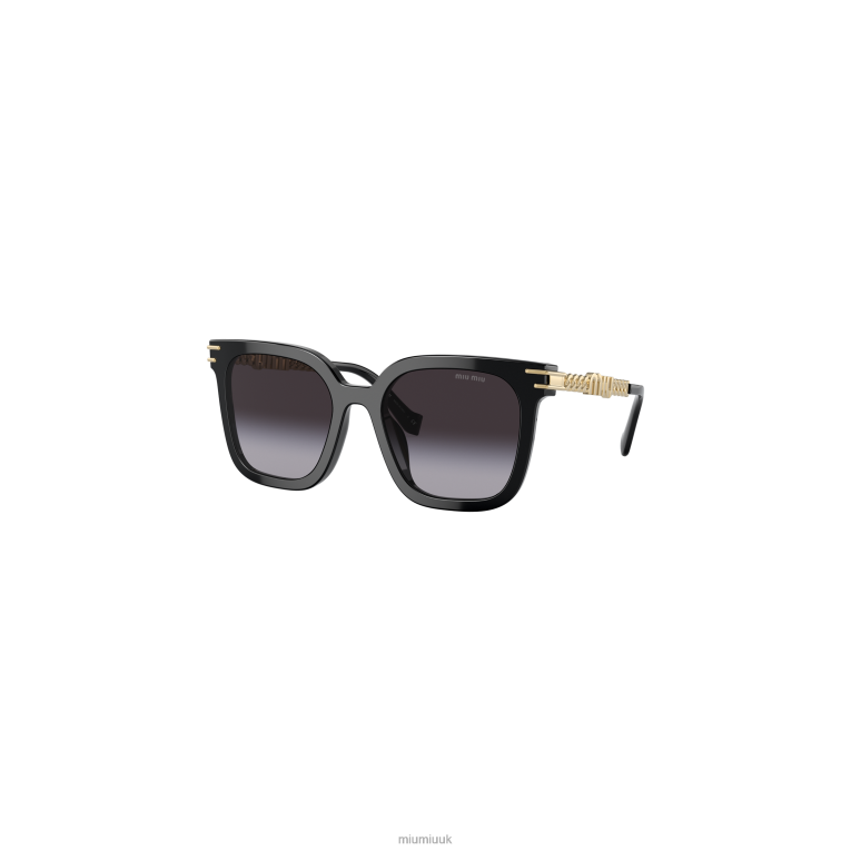 Accessories Logo Sunglasses Miu Miu XH28Z1270 Gradient Smoky Gray Lenses
