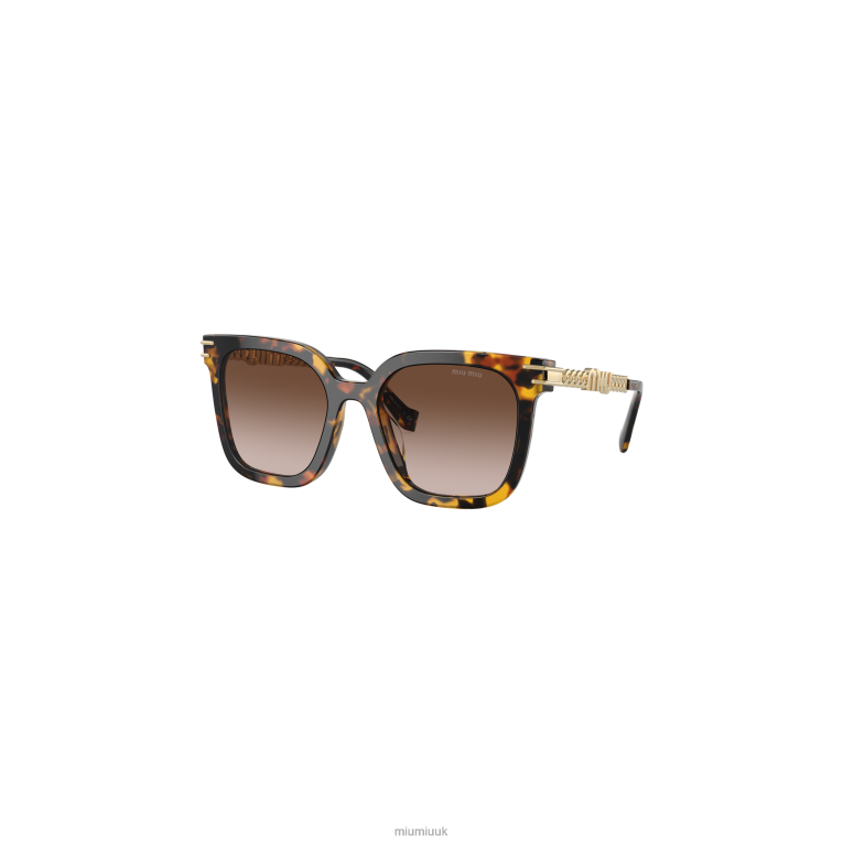 Accessories Logo Sunglasses Miu Miu XH28Z1271 Gradient Sienna Lenses