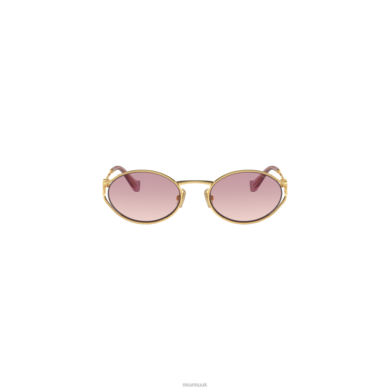 Accessories Logo Sunglasses Miu Miu XH28Z1286 Pink Beg Shaded Lenses