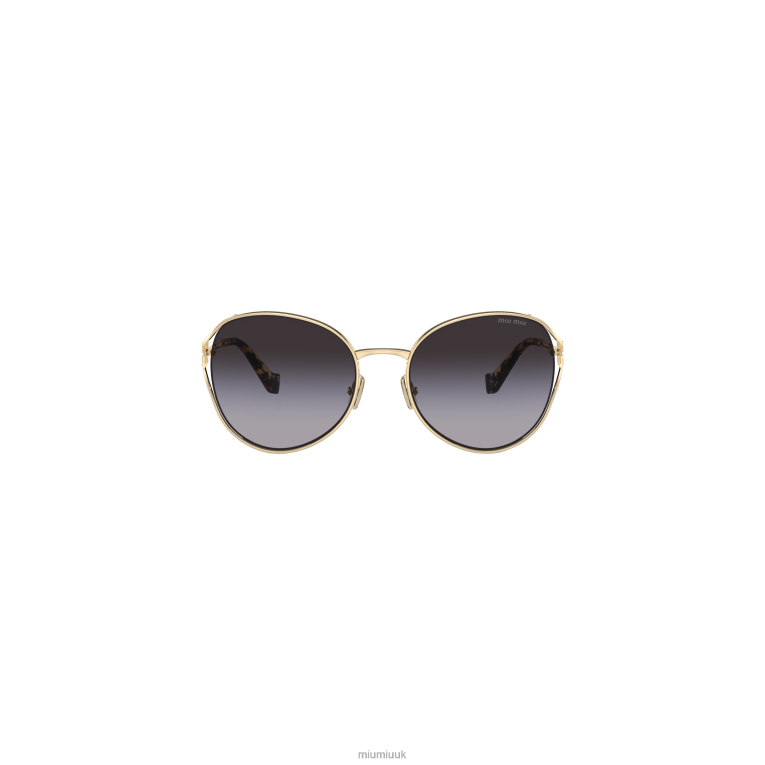 Accessories Logo Sunglasses Miu Miu XH28Z1290 Gradient Smoky Gray Lenses