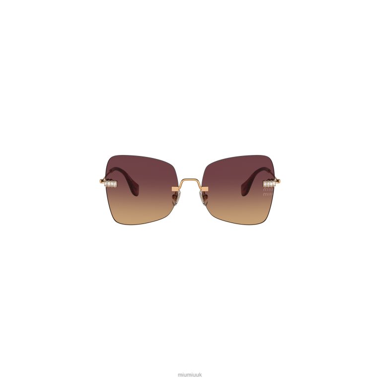 Accessories Maniere Eyewear Miu Miu XH28Z1273 Amarena Shaded Lenses