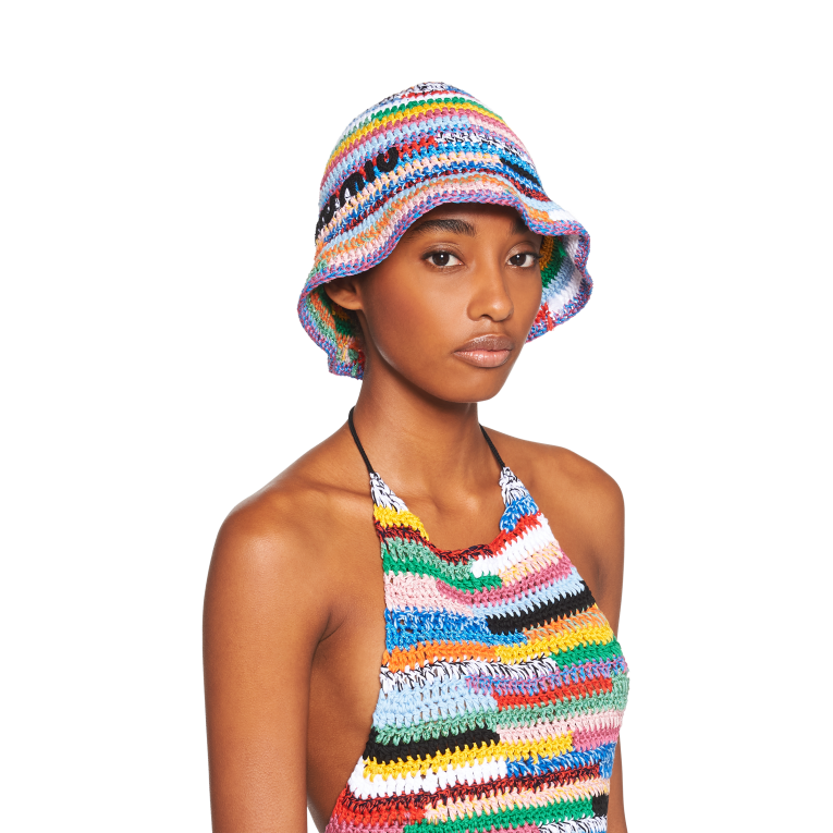 Accessories Cotton Hat Miu Miu XH28Z1222 Multicolored