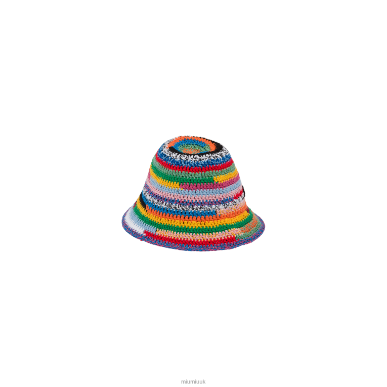 Accessories Cotton Hat Miu Miu XH28Z1222 Multicolored