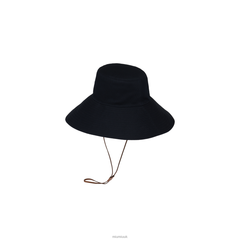 Accessories Drill Hat Miu Miu XH28Z1210 Blue/White