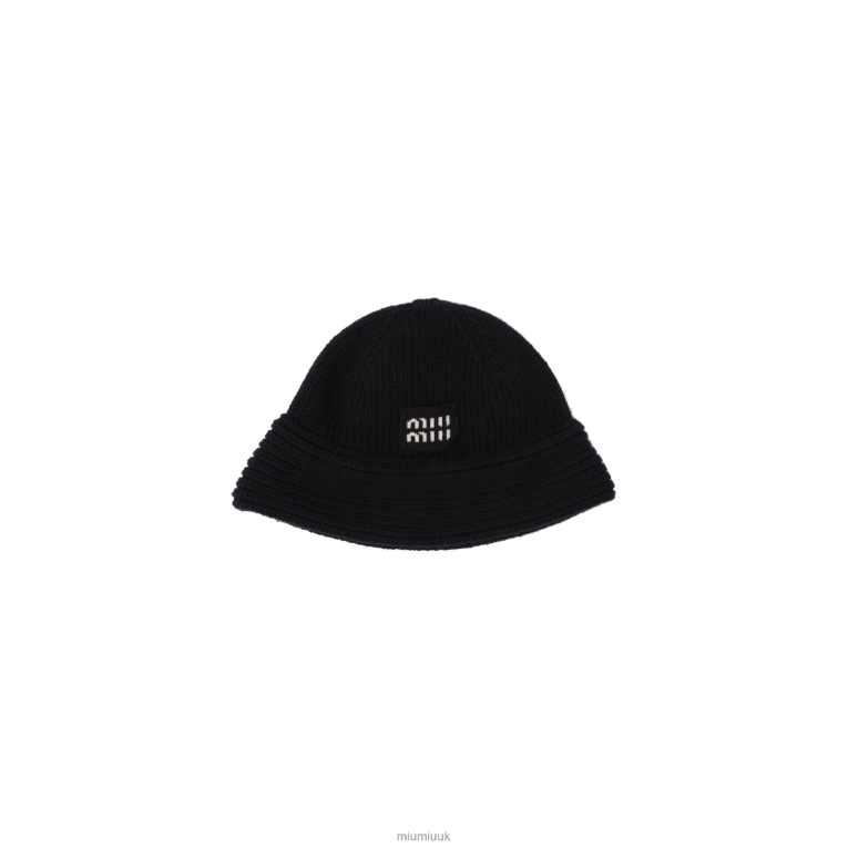 Accessories Knit Hat Miu Miu XH28Z1194 Black
