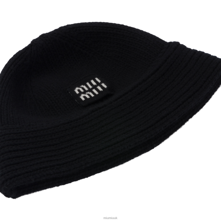 Accessories Knit Hat Miu Miu XH28Z1194 Black