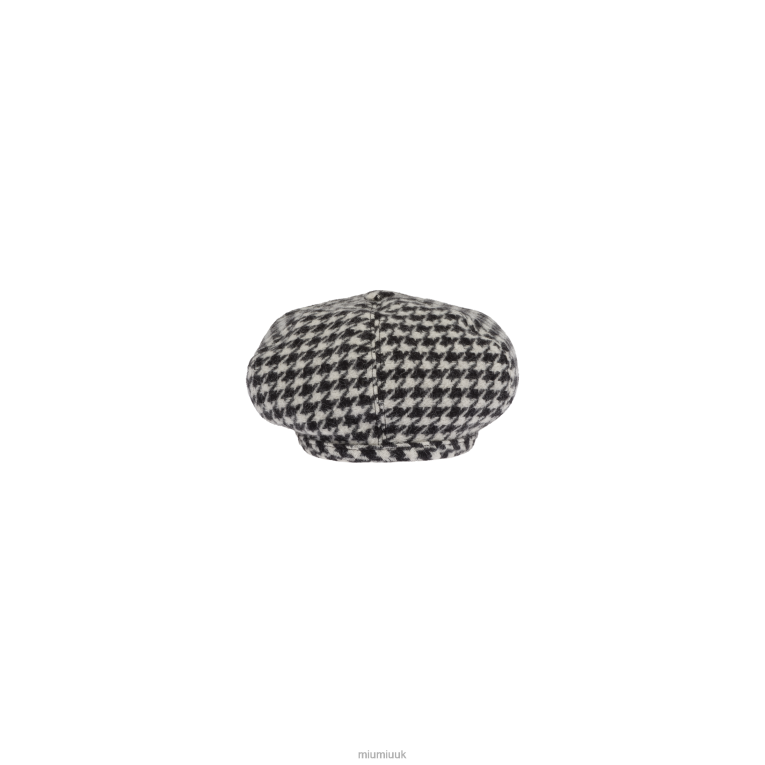 Accessories Shetland Wool Beret Miu Miu XH28Z1193 Black