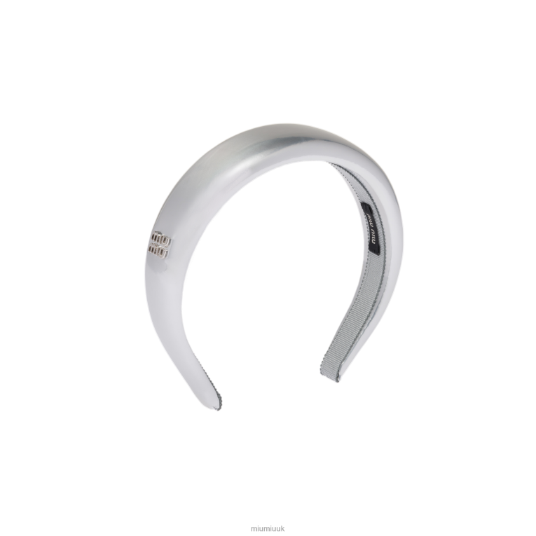 Accessories Fabric Headband Miu Miu XH28Z1154 Silver