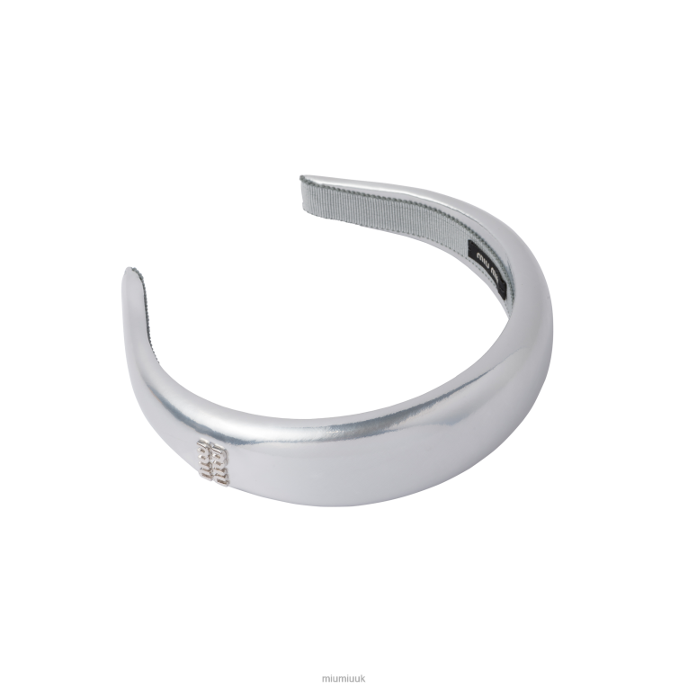 Accessories Fabric Headband Miu Miu XH28Z1154 Silver