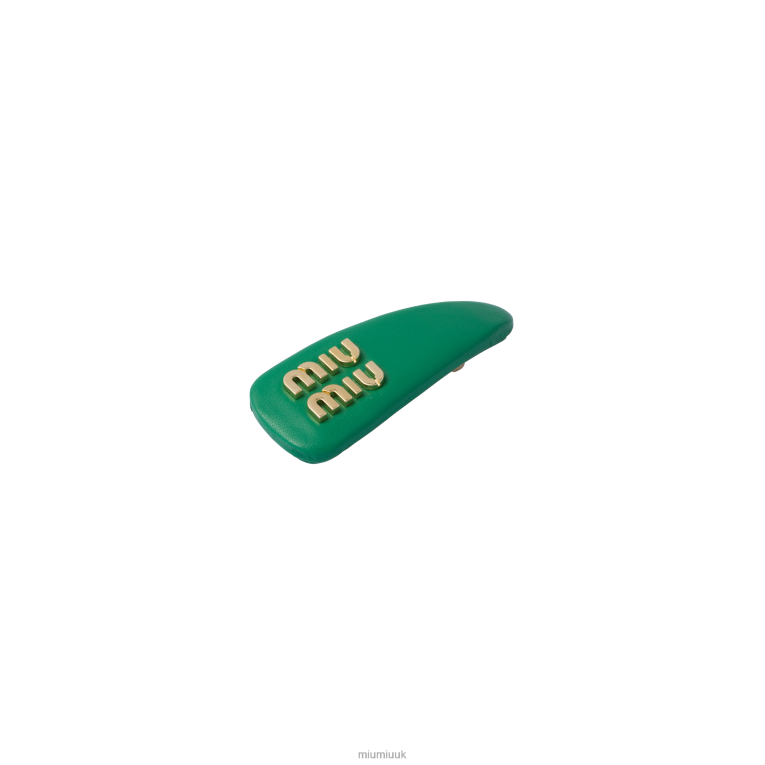 Accessories Nappa Leather Hair Clip Miu Miu XH28Z1147 Mango