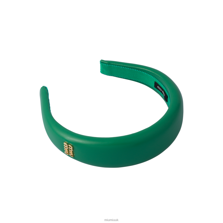 Accessories Nappa Leather Headband Miu Miu XH28Z1150 Mango