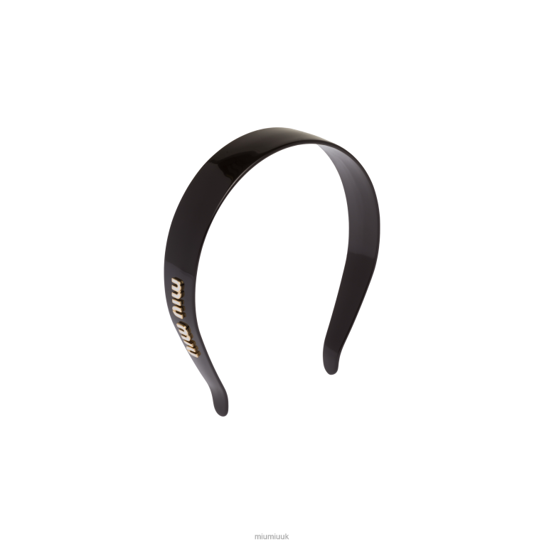 Accessories Plexiglas Headband Miu Miu XH28Z1122 Black/White