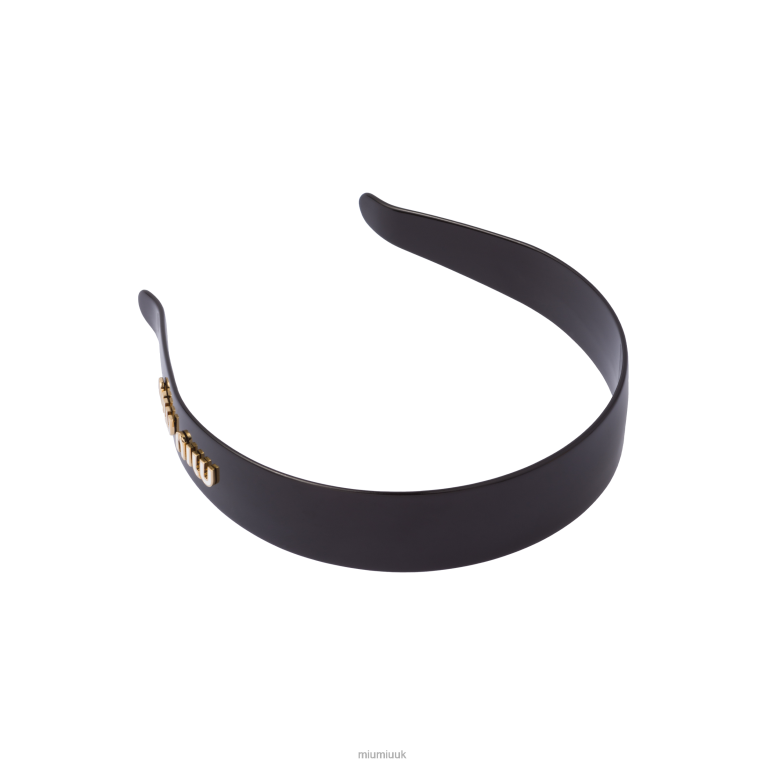 Accessories Plexiglas Headband Miu Miu XH28Z1122 Black/White