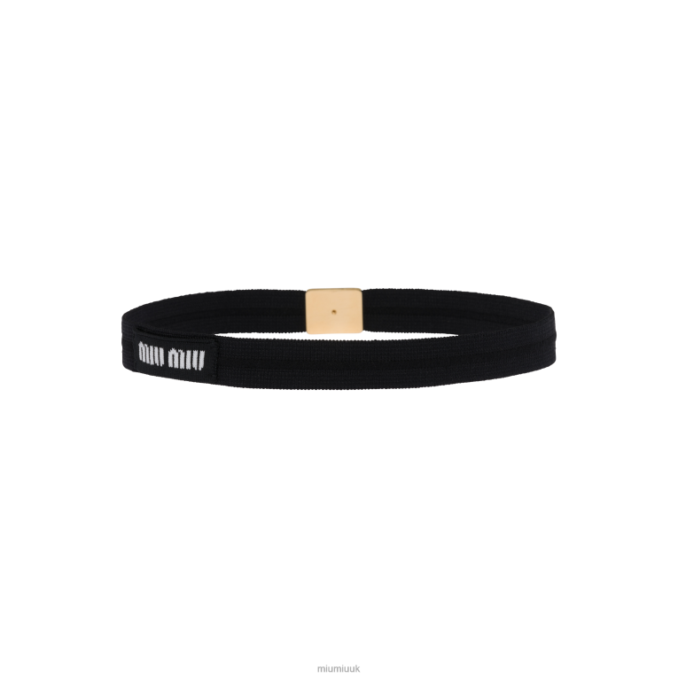 Accessories Scrunchie Miu Miu XH28Z1125 Black