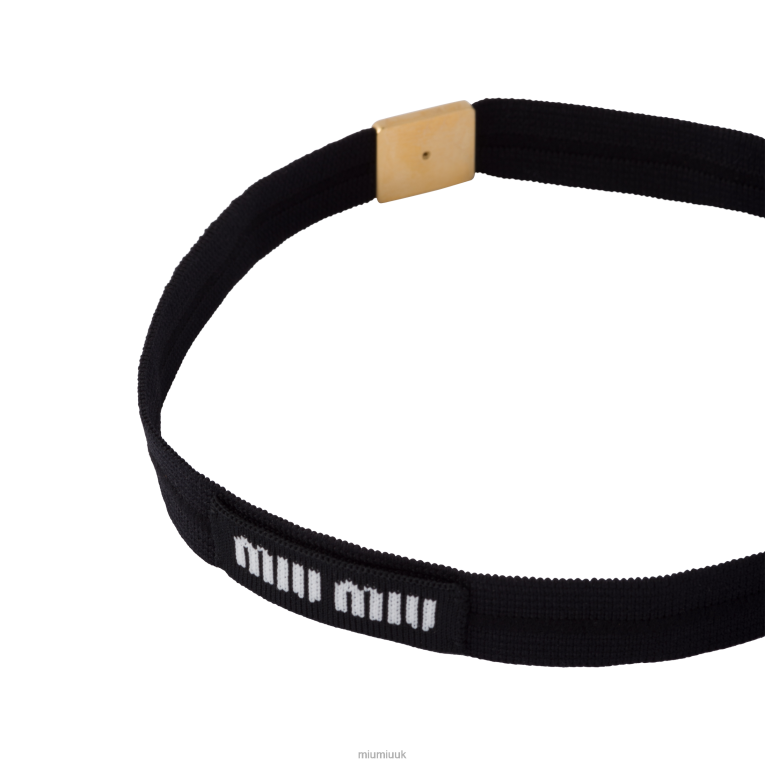 Accessories Scrunchie Miu Miu XH28Z1125 Black