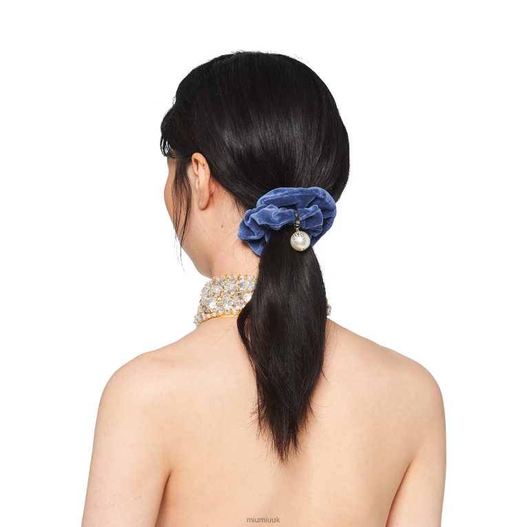 Accessories Velvet Scrunchie Miu Miu XH28Z1168 Iris