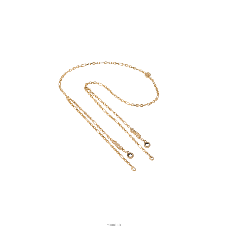 Accessories Apparel Miu Miu XH28Z1095 Gold