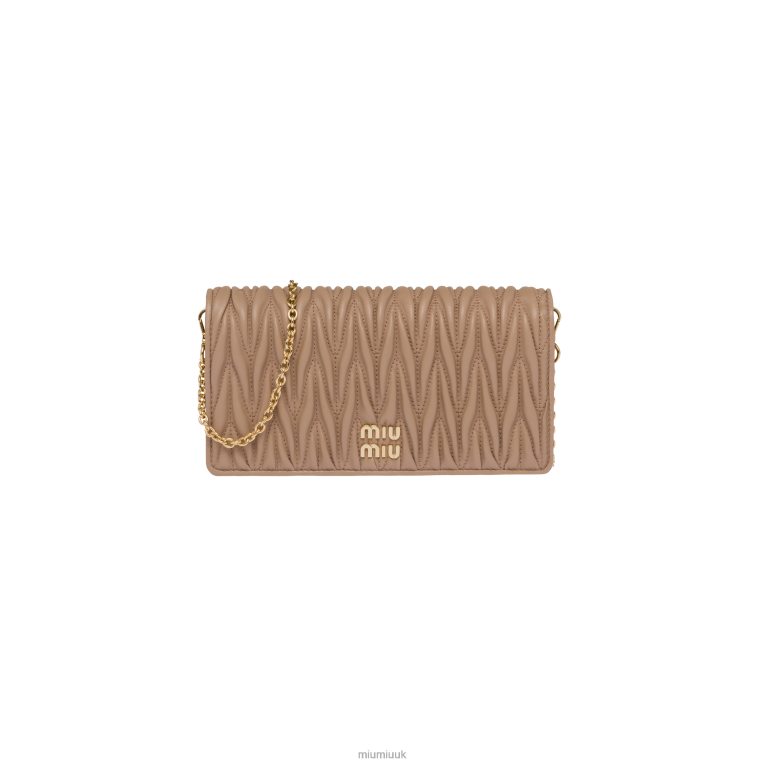 Accessories Matelasse Nappa Leather Smartphone Case Miu Miu XH28Z1098 Cameo