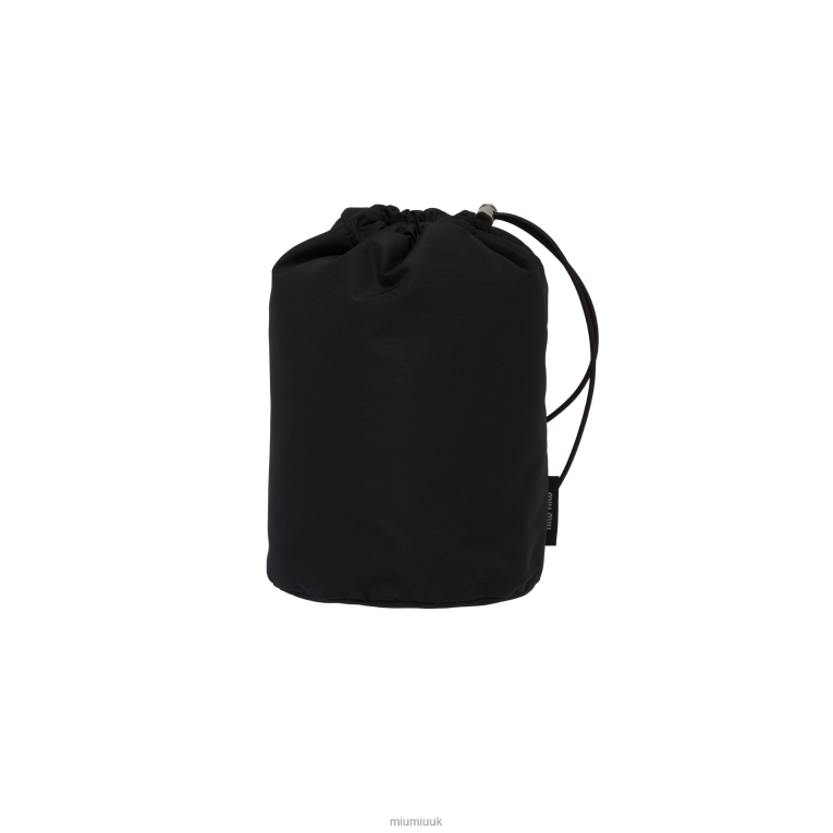 Accessories Faille Beach Towel Bag Miu Miu XH28Z1115 Black/Pink