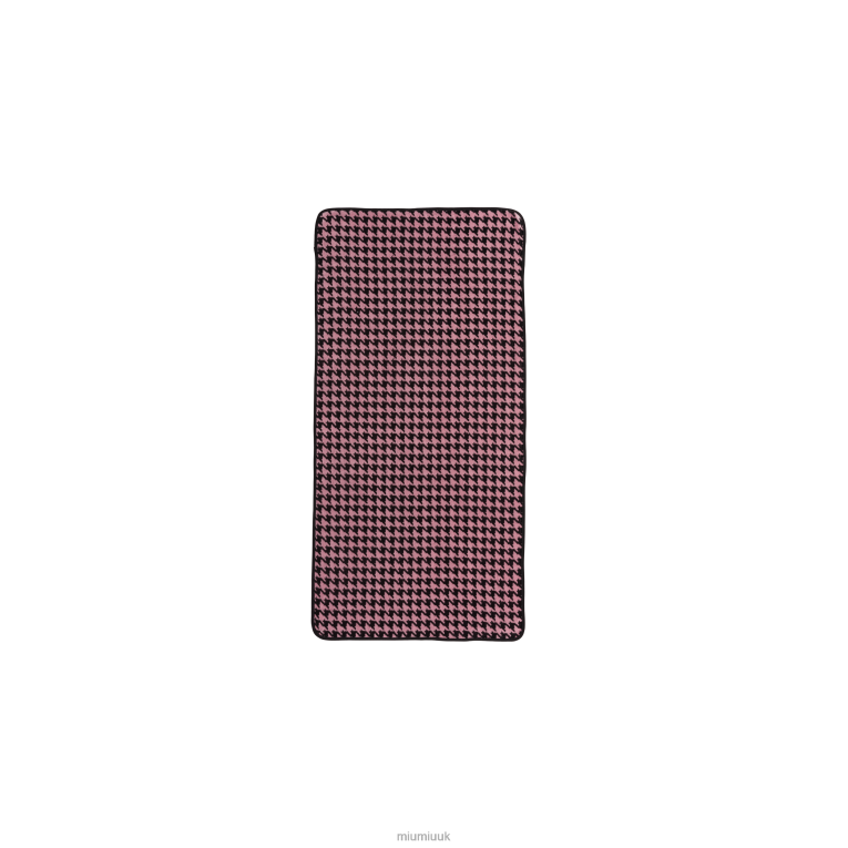 Accessories Faille Beach Towel Bag Miu Miu XH28Z1115 Black/Pink